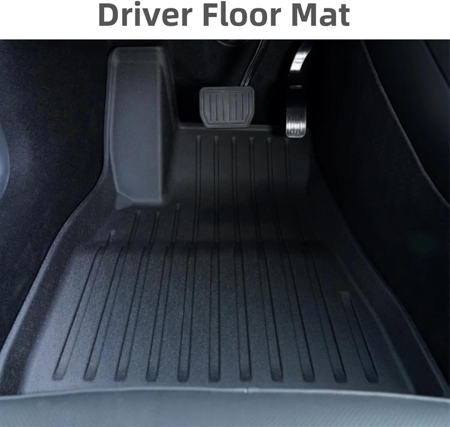 Compatible with Tesla Model 3 Highland 2024 TPE Floor Mats,RHD LHD Floor Mats All Weather Waterproof Non-Slip Cargo Liner Accessories(LHD 8PCS HX3)