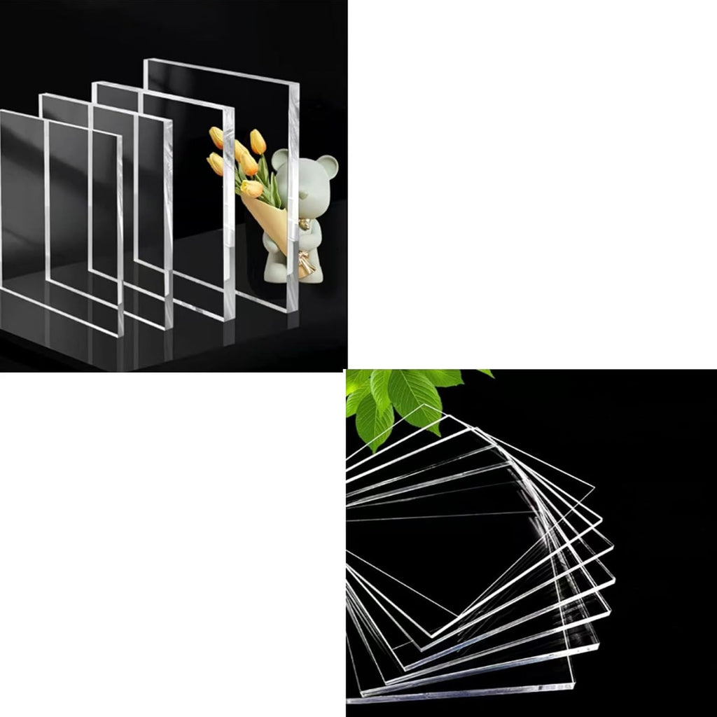 Acrylic Display Case,for Lego 21351 The Nightmare Before Christmas Model, Transparent dustproof Storage Box, Compatible with Lego 21351.(Model Not Included) (2mm-B Back Spray)