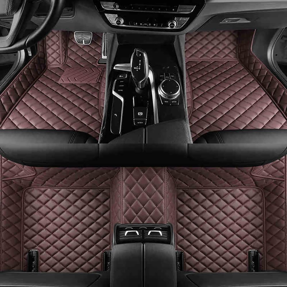 Car Floor Mats for Benz GLE 350/450/53 AMG/580/63 AMG S 2020 2021 2022 2023 2024 Custom Full Coverage Protective Carpet Mat Front and Rear Foot Pads Accessories,BeigeNO.74(Coffee)