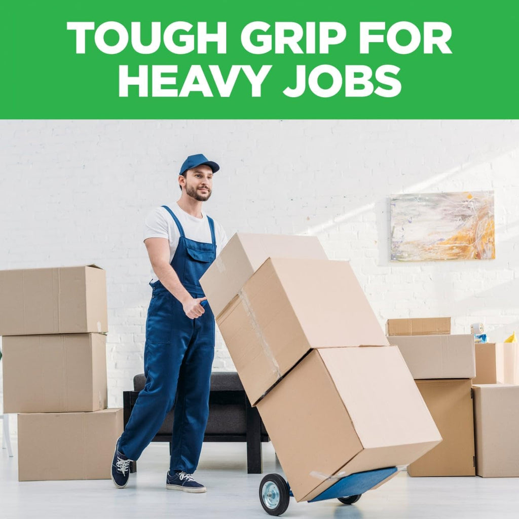 Scotch Tough Grip Moving Packing Tape, Clear, Moving Tape that Secures Boxes up to 80 Pounds, 1.88 in. x 43.7 yd.| (Pack of 6)