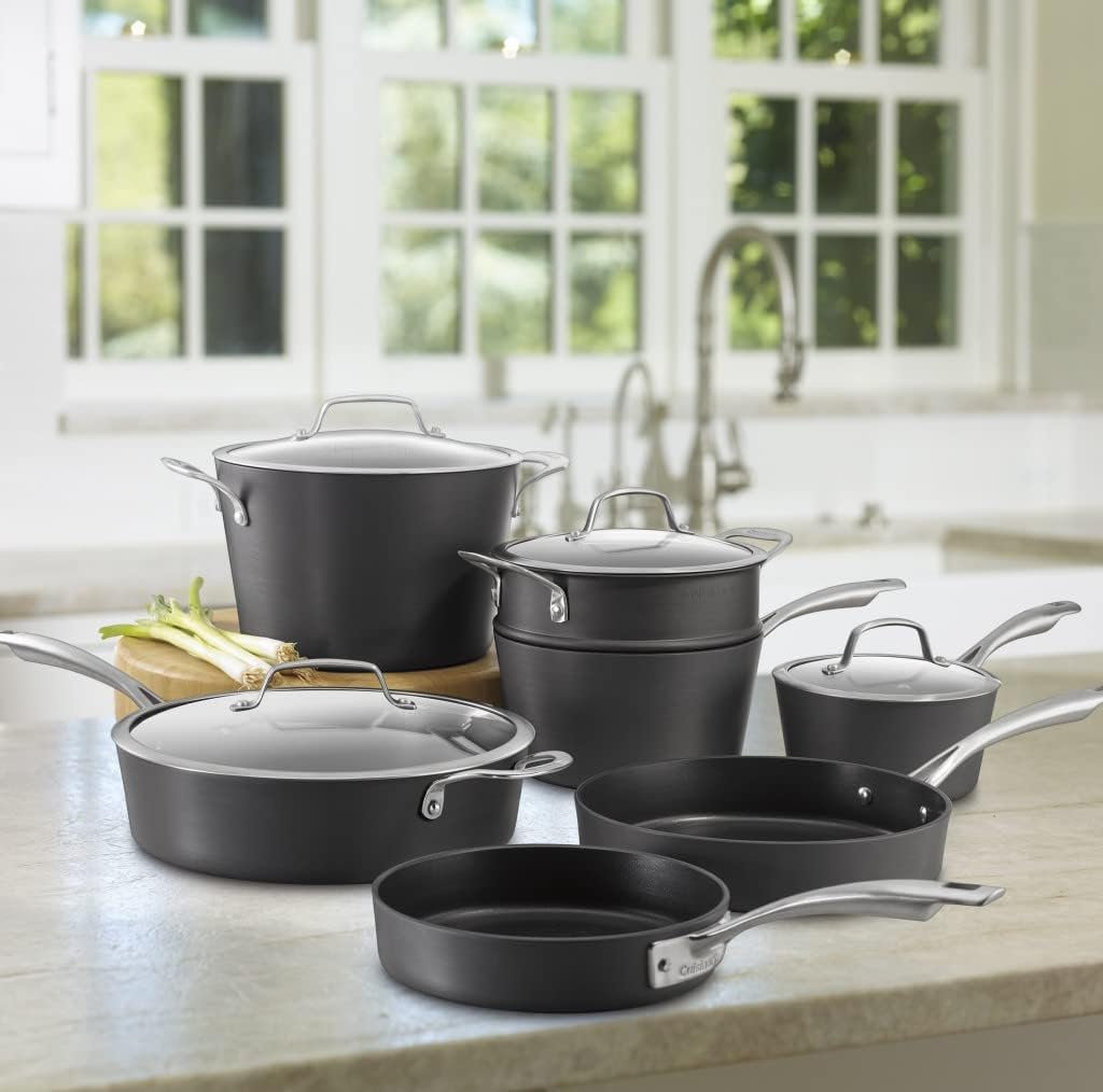 Cuisinart 62I-11 Cookware Set, Black, Medium