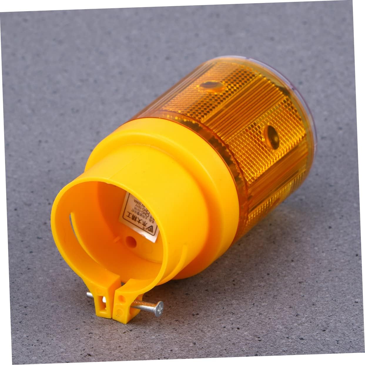Unomor 10pcs Solar Strobe Light for Traffic Safety Cordless Emergency Road Construction Beacon for Outdoor Use
