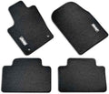 Mopar 82214880AC Carpet Floor Mats Premium Carpet Mat, First and Second Row, Black, 36 oz with Jeep embroidered logo