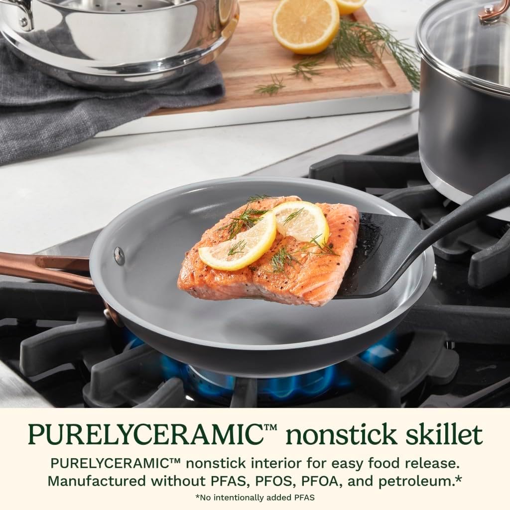 Cuisinart 11-Piece Matte Black Elegance Cookware Set, MBK89-11