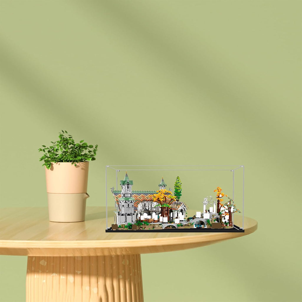 Acrylic Display Case for Lego 10316 31.5x15.75x16.54 inch (80x40x42cm) (NOT Included The Model)