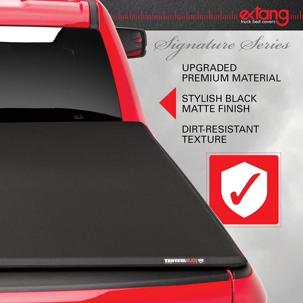 RealTruck Extang Trifecta Toolbox 2.0 Soft Folding Truck Bed Tonneau Cover | 93458 | Fits 2019-2026 Chevy/GMC Silverado/Sierra 1500HD (Does not fit with Factory Side sotrage Box) 8' 2' Bed (98.2')