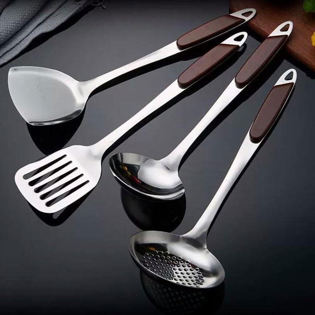 Cookware Dining Gadgets 6 Pieces Sets Spoons for Cooking Spatulas Stainless Steel Cooking Utensils Spatulas Spoons Kitchen Tools