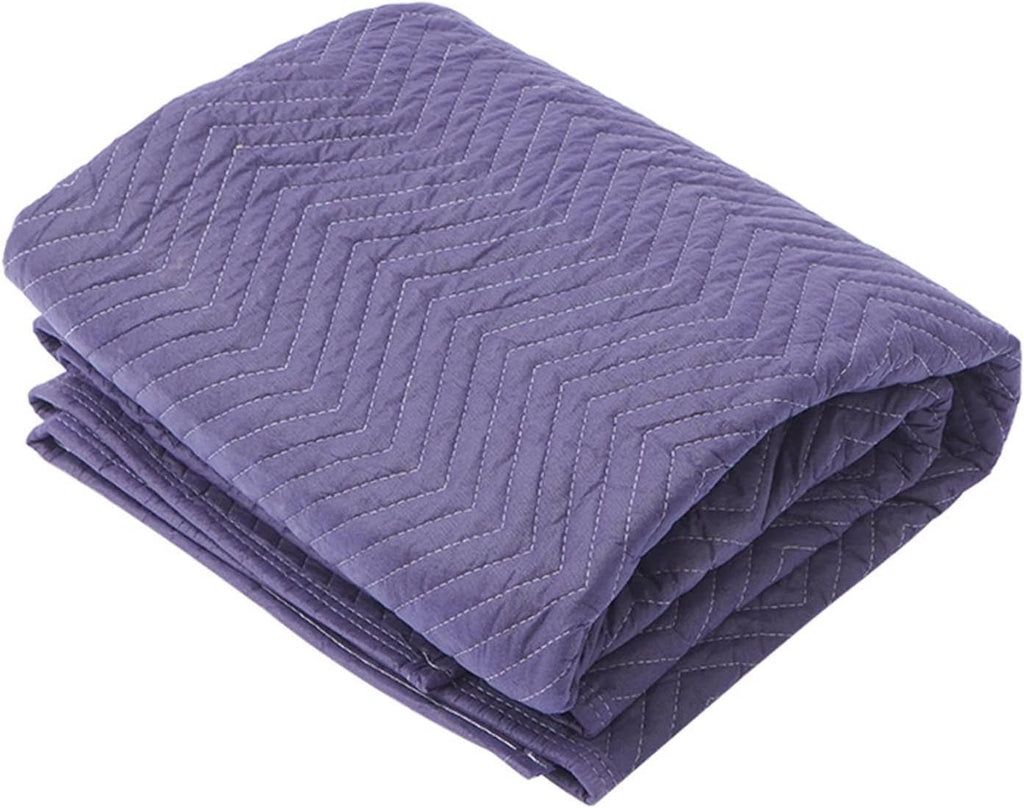 Blue Furniture Moving Blankets Heavy Duty 72 X 80/72 X 40, Soundproof Packing Blankets, Acoustic Shipping Blankets, Large Moving Pads(Size:2 Pack,Color:2m X 1.8m)