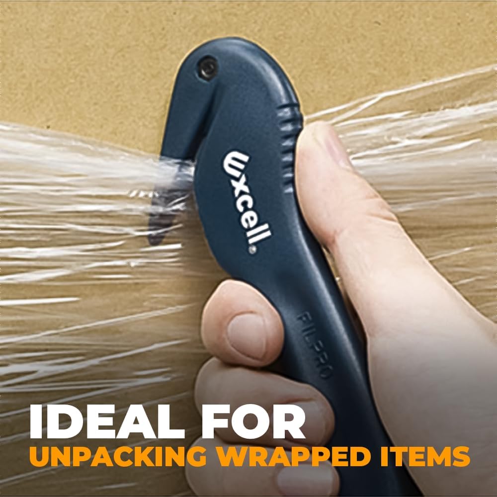 WOD SD-259B Disposable Handy Cutter Package Opener, Stretch Film Shrink Wrap Safety Box Cutters & Strapping Speedy Safety Cutter - Ideal for Office & Commercial Use (Pack of 720)