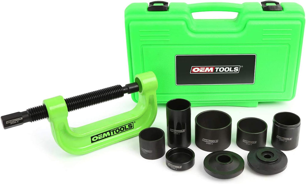 OEMTOOLS 37089 Ball Joint Press Kit, U Joint Removal Tool, Heavy-Duty Ball Joint Removal Tool, Steel C-Clamp for 4WD Trucks, Rust-Resistant Ball Joint Tool