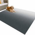 Outdoor Rug 4x6ft Abstract Ombre Grey Patio Area Rugs Waterproof Easy Cleaning Non Shedding Thick Mats Art Carpet for Indoor Outdoor Porch Deck Backyard Balcony