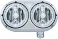 United Pacific 32186 Headlight Assembly, RH, Polished Housing, High/Low Beam, Crystal H4 Bulb