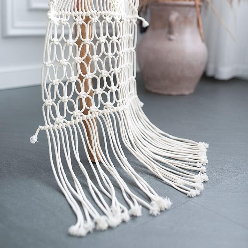 Burlap Table Runner Cotton Lace Table Runners Handmade Table Runners Suitable for Family Table Decoration (Size : 38180cm)