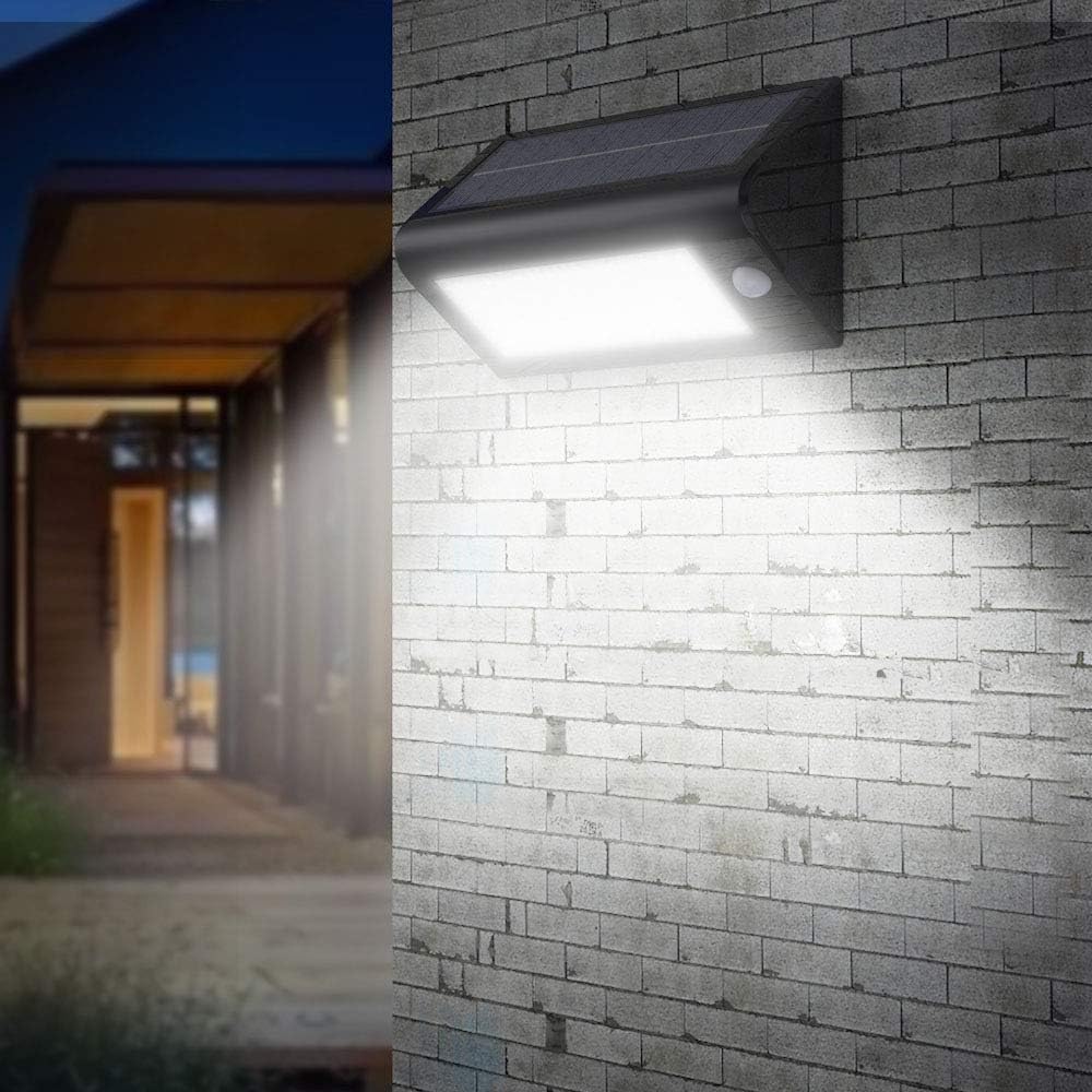 Porch & Patio Lighting 5pcs/lot Solar Light 32LED Wall Light Outdoor Body Sensor Light Home Villa Landscape Emergency Garden Street Light (Color : Black Shell) (White Shell)