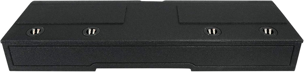 Rockville W8K5S4 Bundle: (4) 8' in 800W Peak / 200W RMS 4-Ohm Car Subwoofers, Quad 8 in Sub Box for Ford F150/F250/F350, 2 Dual Sub Box Install Kits, 7-Items