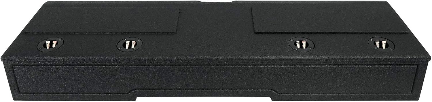 Rockville W8K5S4 Bundle: (4) 8' in 800W Peak / 200W RMS 4-Ohm Car Subwoofers, Quad 8 in Sub Box for Ford F150/F250/F350, 2 Dual Sub Box Install Kits, 7-Items
