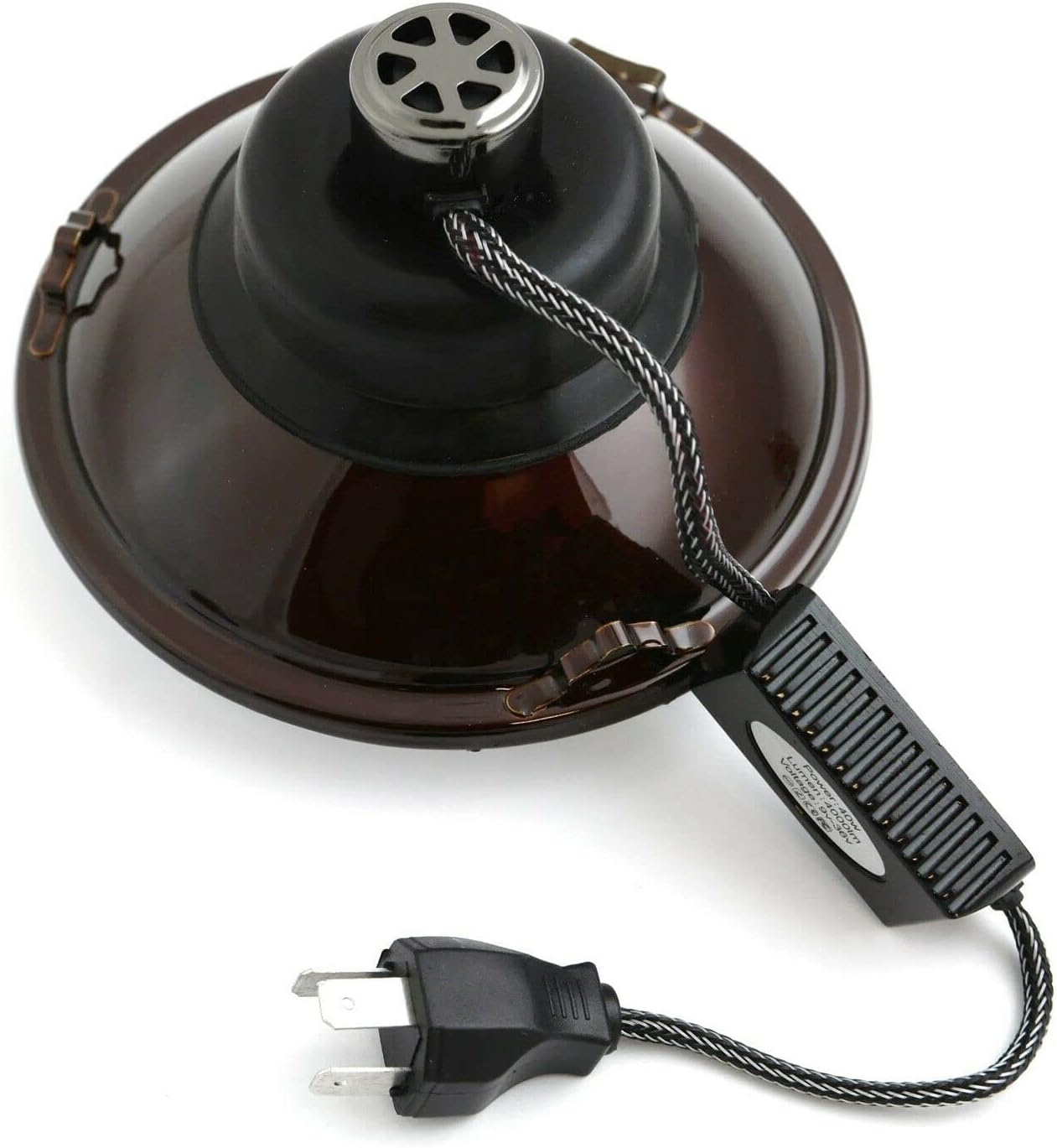 Octane Lighting 5-3/4 Crystal Clear Metal Glass Headlight Led 4000Lm H4 Light Bulb Headlamp Set