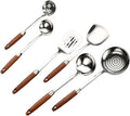 Kitchen Utensils Set, Cookware Dining Kitchen Tools Gadgets 6 Pieces Sets Spoons for Cooking Spatulas 304 Stainless Steel Cooking Utensils Spatulas Spoons
