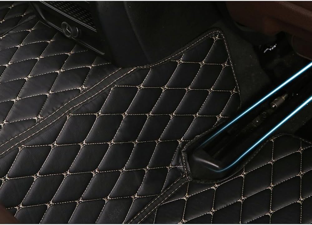 Car Floor Mats for HR-V 2016 2017 2018 2019 2020 2021 2022 Custom Front and Rear Foot Pads Full Coverage Protective Tailored Carpet Mat Accessories,Red1NO.89(Coffee)