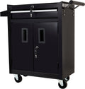 Tool Box Organizer, 21inch Rolling Tool Chest with Wheels, Lockable Rolling Tool Cabinets, Tool Cart with Drawers for Workbench, Craftsman, Mechanic, Garage, Workshop(Black, 1 Drawer)
