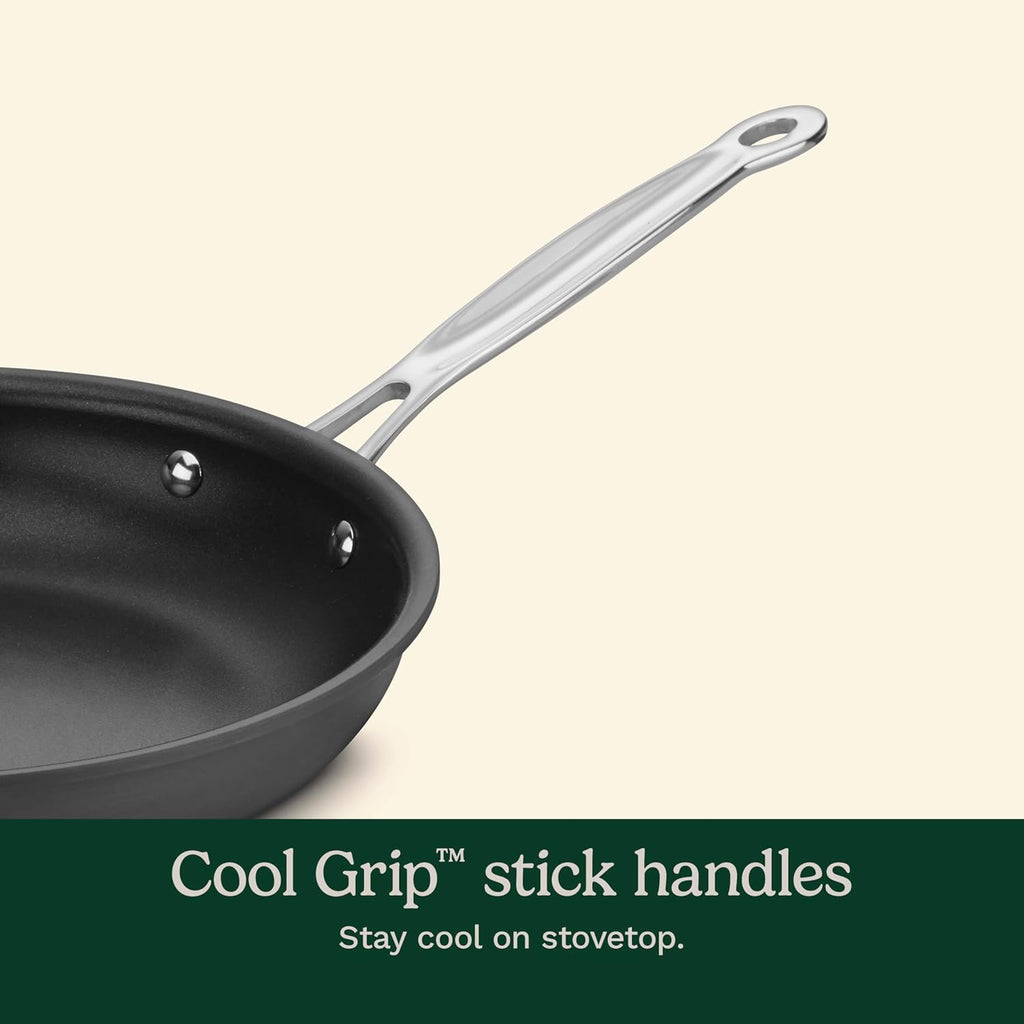 Cuisinart Chef's Classic™ Nonstick Hard Anodized 17 Piece Set w/Tempered Glass Lids