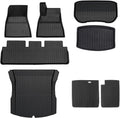 Car Boot Liners TPE Floor Mats Cargo Liner for Tesla for Model 3 for Highland 2024 All Weather Waterproof Anti-Slip Trunk Mats