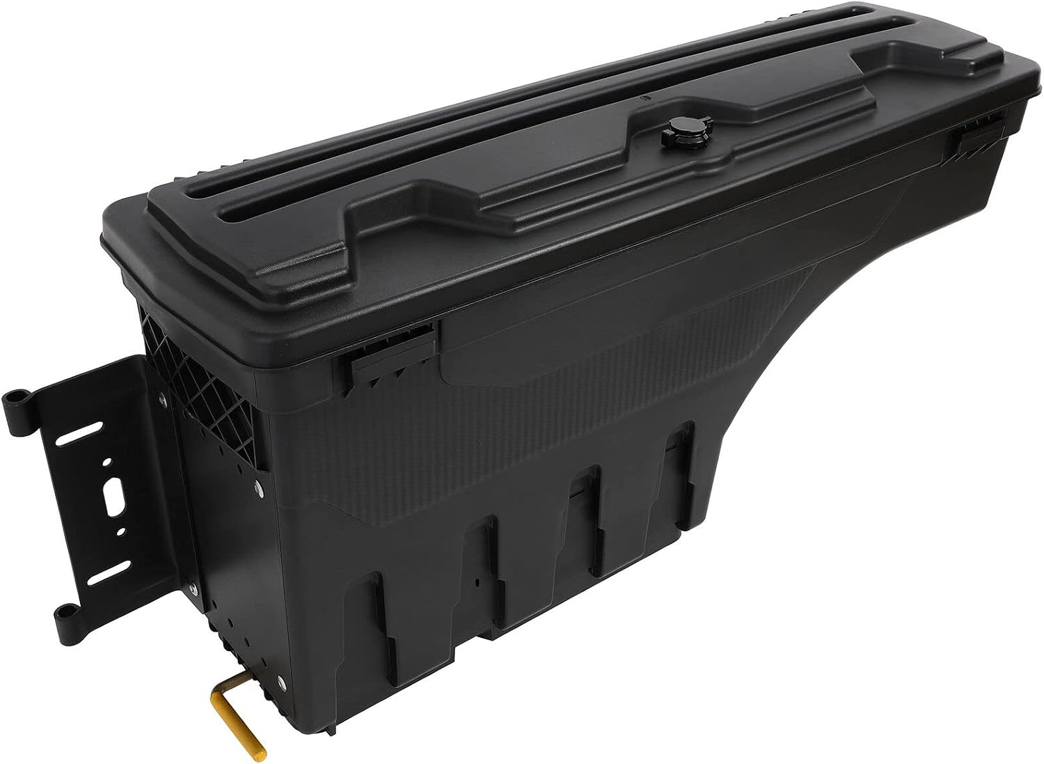 SCITOO Truck Bed Tool Box for Dodge Ram 1500 2019-2021 Left Driver Side,Multi-Compartment Dividers Organized Storage,Heavy Duty & No-Drill Installation