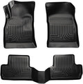 Husky Liners Weatherbeater Floor Mats | Fits 2012-2017 Buick Verano | Front & 2nd Row, 3-pc Black - 98171