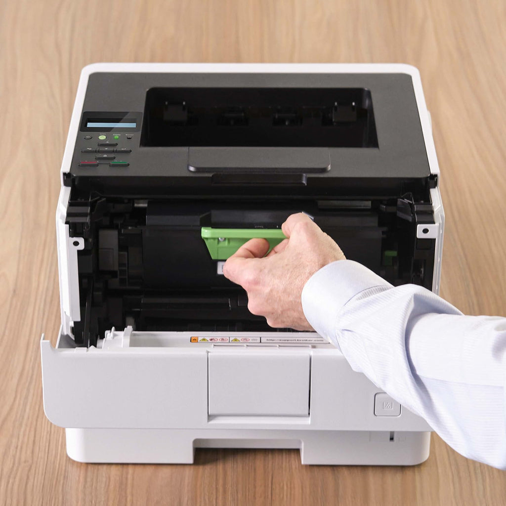 Brother HLL6210DW Business Monochrome Laser Printer with Large Paper Capacity, Wireless and Gigabit Ethernet Networking, Advanced Security Features and Mobile Printing (Renewed Premium)