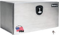 Buyers Products 1706403 Pro Series Underbody Truck Box With 3-Point Compression Latch, Smooth Silver Aluminum, Made in the USA, 18 x 18 x 30 Inches, Truck Tool Box For Storage & Organization