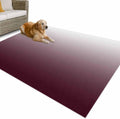 Outdoor Rug 4x6ft Gradient Claret and White Color Patio Area Rugs Waterproof Easy Cleaning Non Shedding Thick Mats Minimalist Carpet for Indoor Outdoor Porch Deck Backyard Balcony