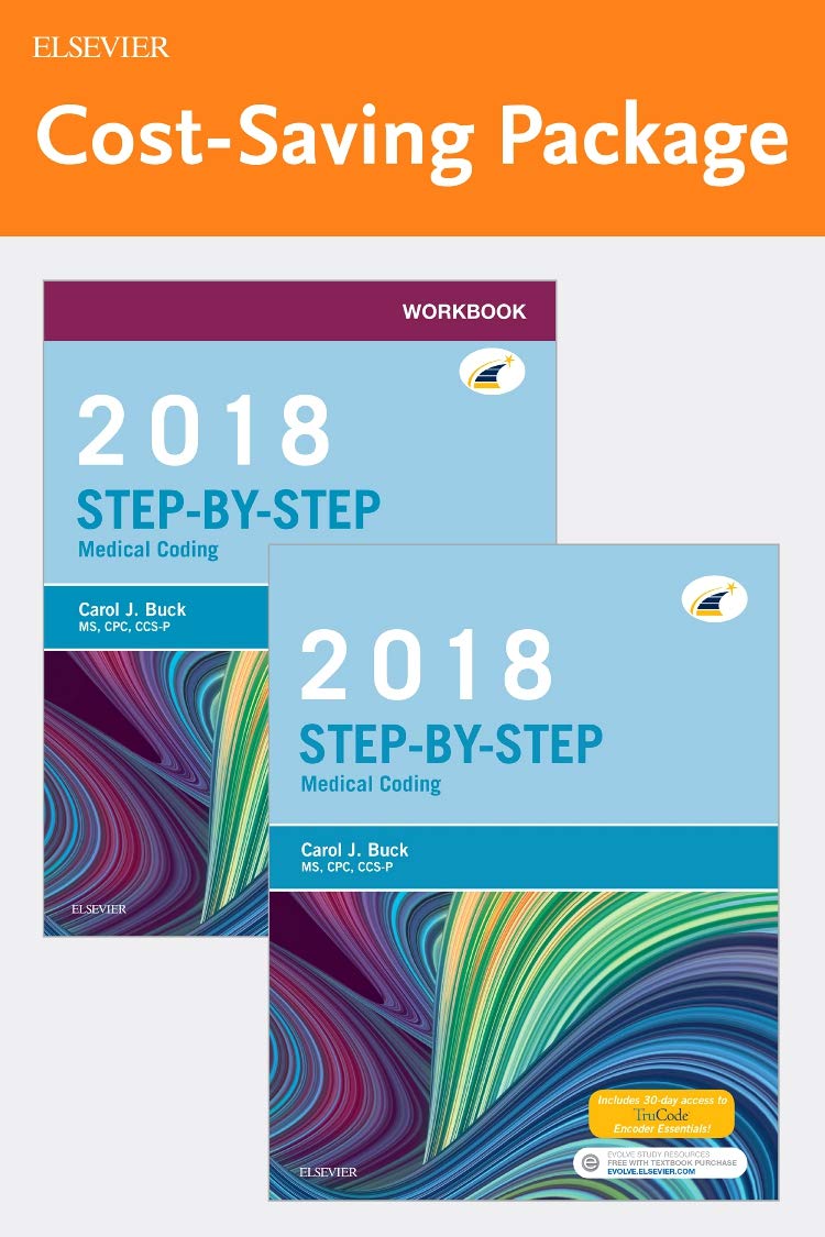 Step-by-Step Medical Coding, 2018 Edition – Text and Workbook Package