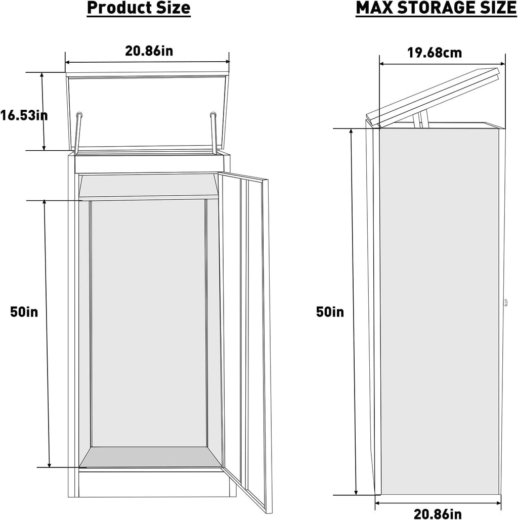 Package Delivery Boxes for Outside, Extra Large Black Parcel Drop Box with Coded Lock, Made of Steel Mailbox with Waterproof Anti-Theft Function, Not Easy Deformed for Home, Porch, Business, Curbside