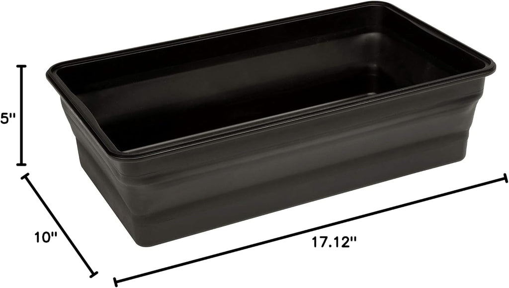 Cuisinart XL Collapsible Marinating Container, Large Capacity Grill Accessories Perfect for BBQs and Tailgates, Marinade and Brining Prep, Collapsible Silicone for Easy Storage (Pack of 4)