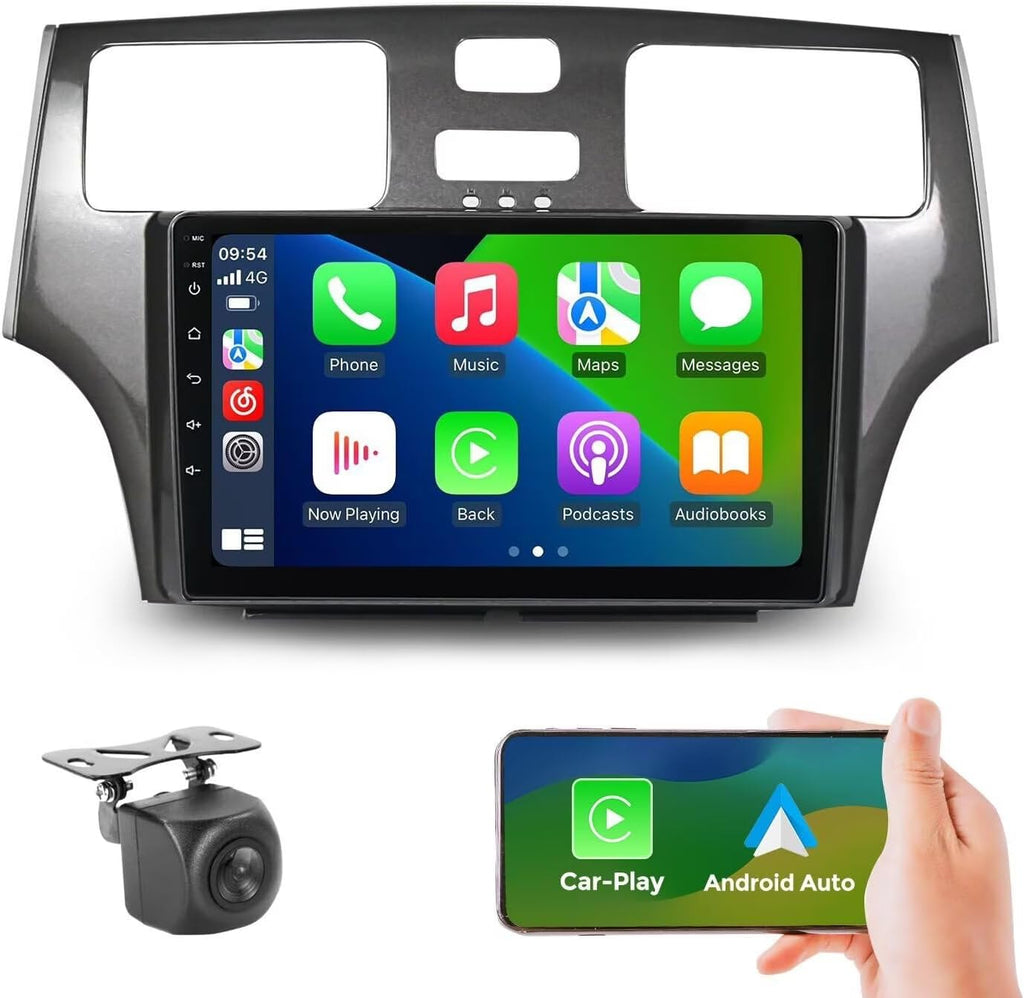 9' IPS Touch Screen 8 Core 4+32GB Car Radio for Lexus ES250 ES300 ES330 2001-2006 Android Upgrade Stereo Dash Kit Built-in Car-Play Android Auto GPS Navi