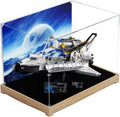 Acrylic Display Case for Lego 10283 Space Shuttle Discovery Building Set– Dustproof Display Box & Showcase, Display Box Compatible with Lego 10283 -Only Display case (Back Spray 1)