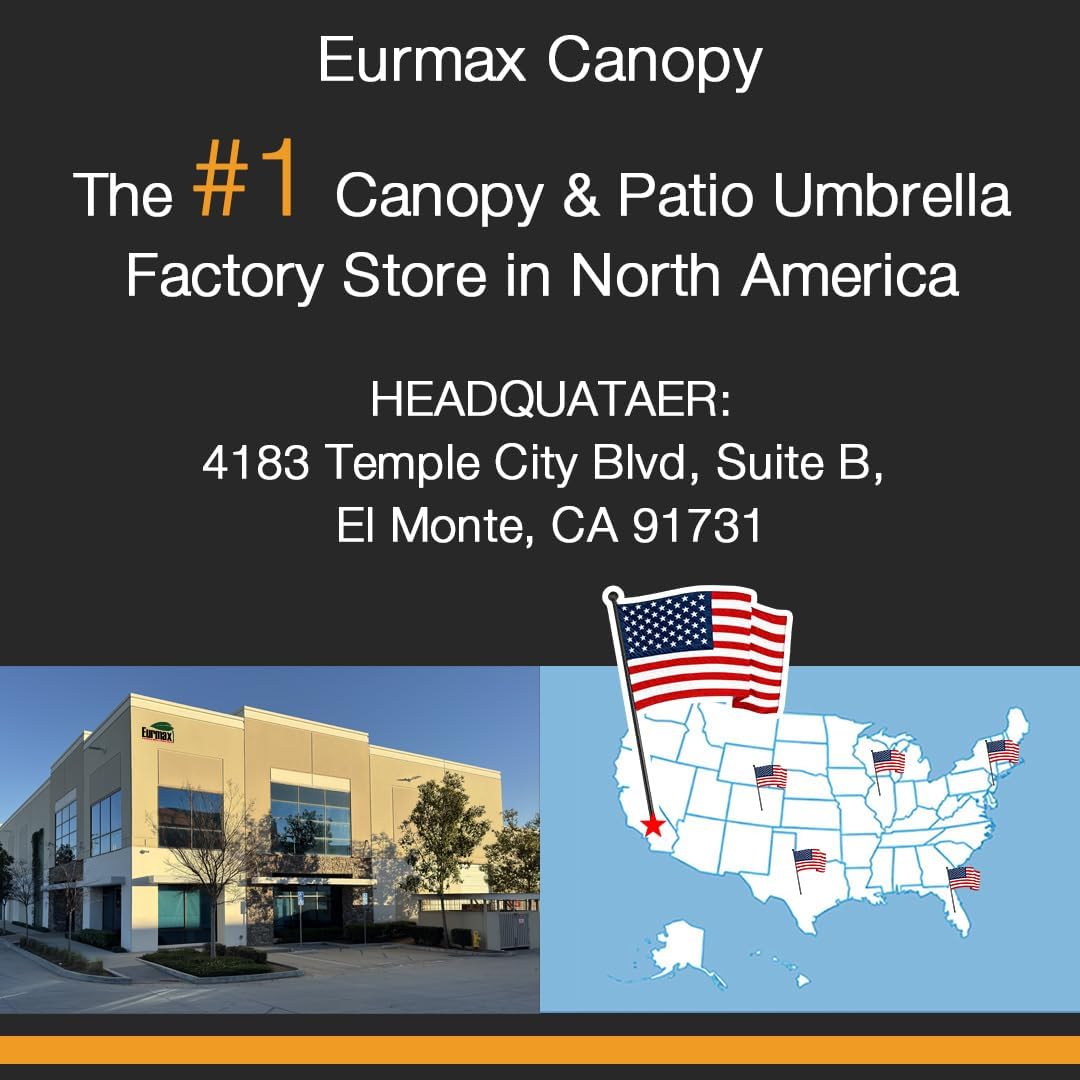 Eurmax USA NOMATTER ONE-Person Open&Close 10x10ft Pop Up Canopy Tent,Portable Shelter Canopy for Outdoor Events with 1 Removable Sidewall,Instant Canopies,Temporary Sunshade,Bonus 4 Sand Bags(Blue)