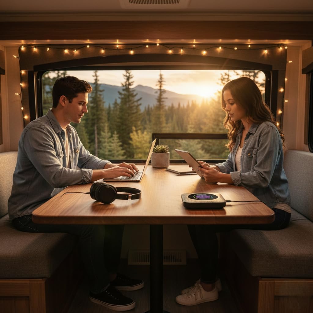 AT&T Nighthawk M1 Mobile Hotspot Router (MR1100-100NAS) – 4G LTE, AT&T Unlocked, up to 1 Gbps, Connects 20 Devices, Dual-Band WiFi, Portable Hot Spot, EVDO-LINK Bundle (Standard)