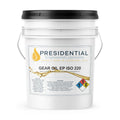 Presidential Gear Oil EP ISO 220 - Industrial Lubricants and Premium Oils & Fluids for Extreme Pressure Manufacturing - Anti-Foam, High Film Strength - Made in USA (5 Gallon Pail)