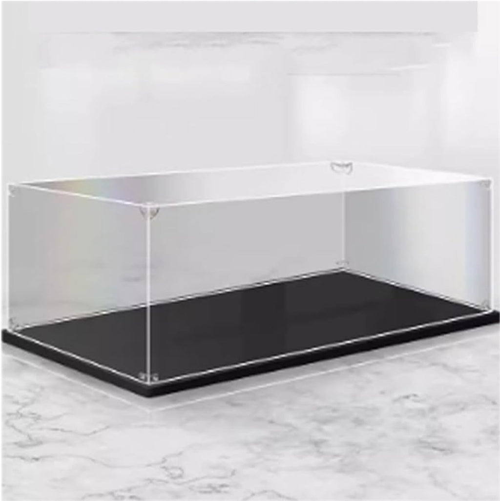 Dustproof Acrylic Display Box Compatible with Lego 21323 Grand Piano Display Case, Dustproof Box, Storage Box, Display Box (Only Display Box) (Wooden Base)