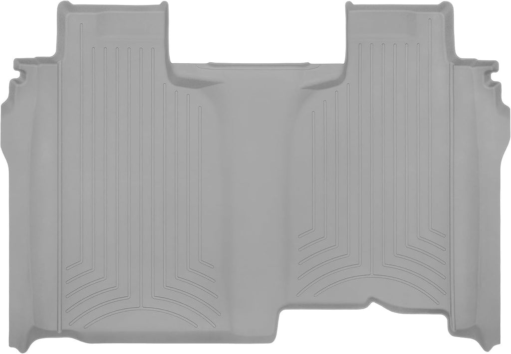 WeatherTech FloorLiner HP Custom Fit Floor Mats for Chevrolet Silverado 2500HD/3500HD, Sierra 1500 Limited, Sierra 1500-2nd Row (4614365IM), Grey