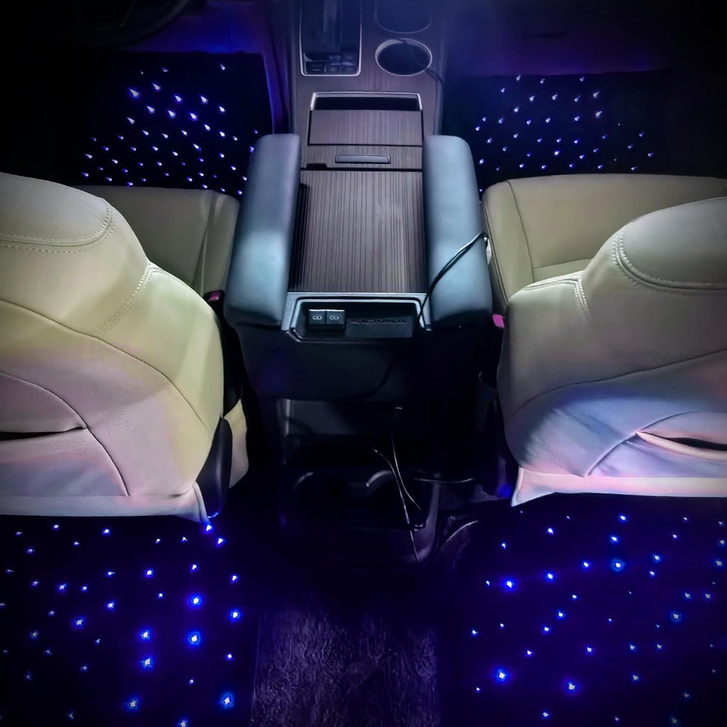 Starlinkmats Mats, Starlinkmats LED Car Floor Mats, Starlight Floor Mats for Cars, Black Automotive Carpet, App Control Car Mats， Creates a Romantic Atmosphere for Dates，Remote Control