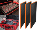 Customizable Tool Box Organizer Tool Foam | 24'x48' 3 Sheets | Tool Box Foam Organizer | Tool Drawer Organizer | Customizable Foam Insert | Toolbox Foam Inserts Shadow Foam (Orange, 1-3/16' (30mm))