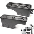 PIT66 Lockable Truck Bed Storage Toolbox, Compatible With 2002-2018 Dodge Ram 1500 2500 3500, Drawer Driver+Passenger Side, 2Pcs
