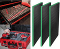 Customizable Tool Box Organizer Tool Foam | 24'x48' 3 Sheets | Tool Box Foam Organizer | Tool Drawer Organizer | Customizable Foam Insert | Toolbox Foam Inserts Shadow Foam (Green, 2-1/4' (57mm))