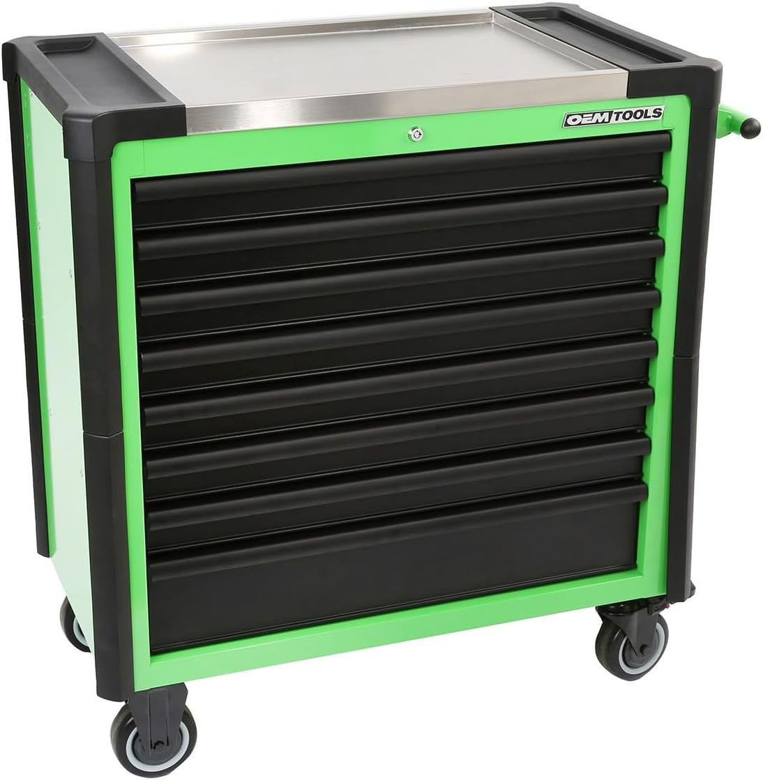 OEMTOOLS 24565 Professional 36 Inch 8-Drawer Tool Cart, Gifts for Men, Dad Gifts, Tool Chest with Wheels, Tool Boxes with Drawers and Wheels, Rolling Tool Cart, Rolling Toolbox