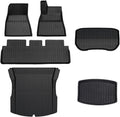 Car Boot Liners TPE Floor Mats Cargo Liner for Tesla for Model 3 for Highland 2024 All Weather Waterproof Anti-Slip Trunk Mats