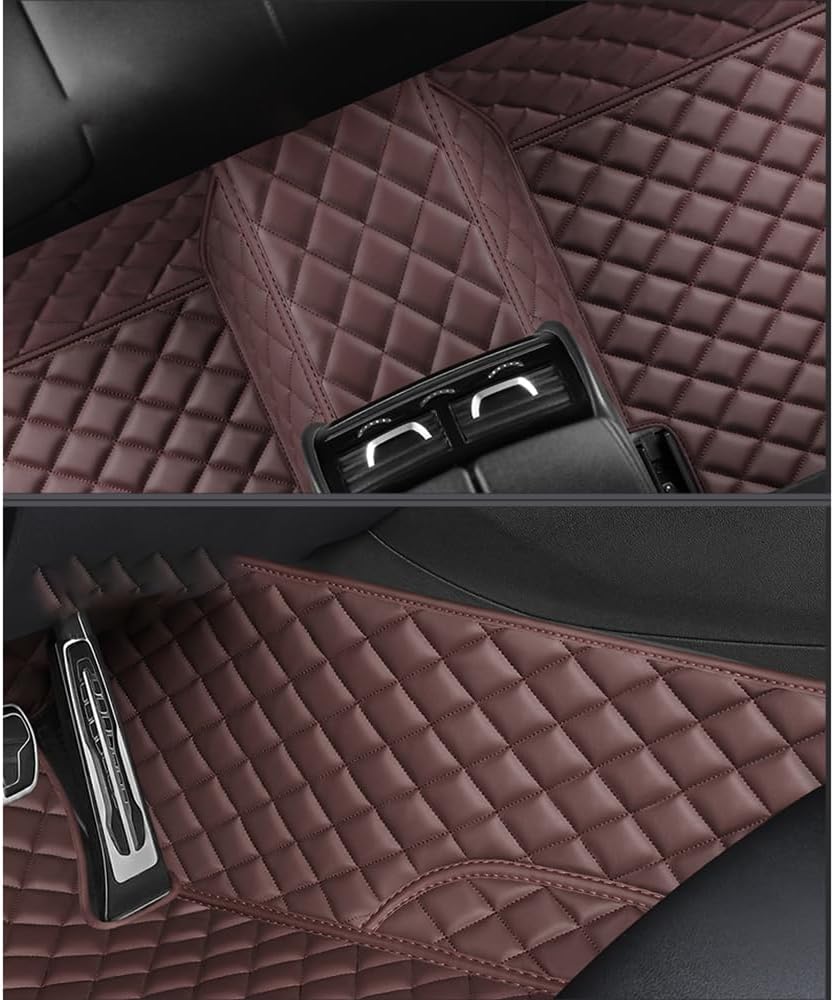Car Floor Mats for Grand Highlander 7 Seater 2024 2025 Custom Full Coverage Double Layer Protective Carpet Mat Foot Pads Accessories,BlackNO.296(Black)