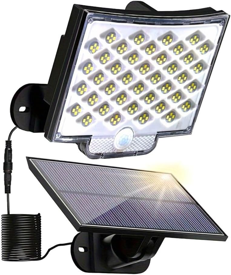 LED Solar Light Split Wall Lamp Waterproof Outdoor Wall Emergency Street Security Solar Motion Lamp for Garden Decor(2pcs)