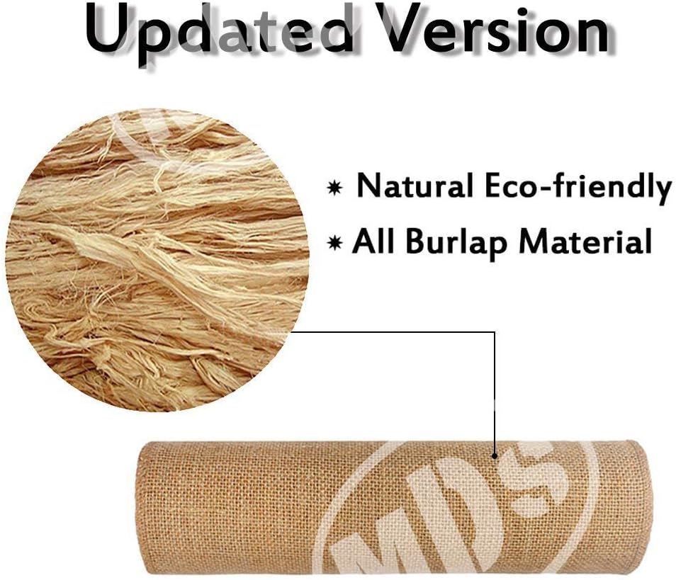 MDS Pack of 100 Wedding 12 x 108 inch Burlap Table Runner Natural Jute Country Vintage for Wedding Banquet Decoration – Navy Blue